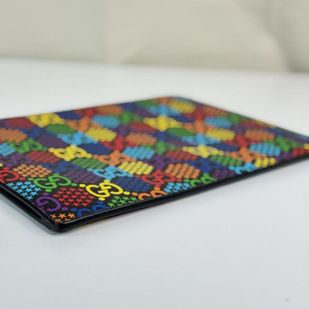 Gucci Clutch Psychedelic Print GG Coated Canvas - Picture 6 of 7